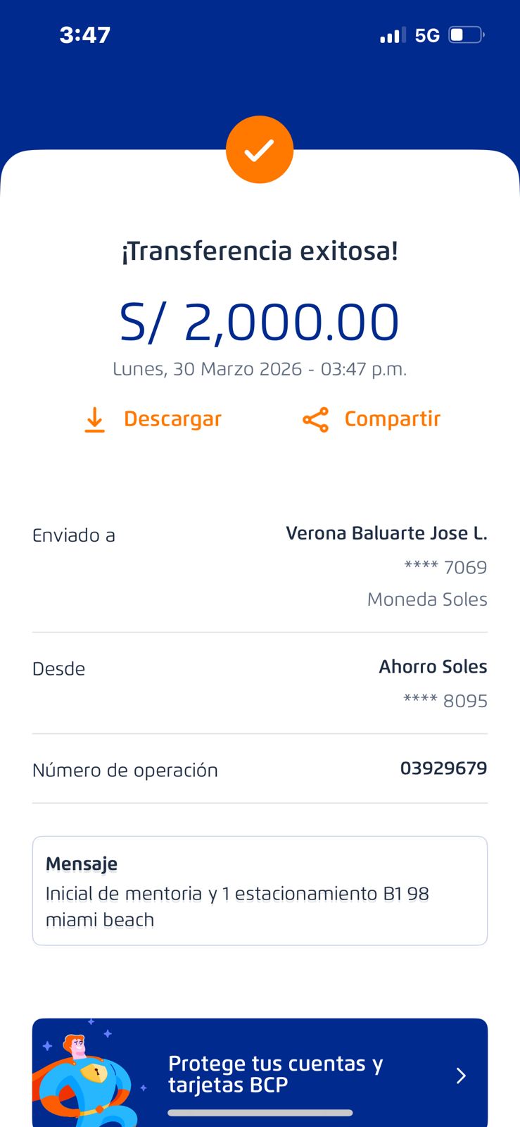 Comprobante de pago 2